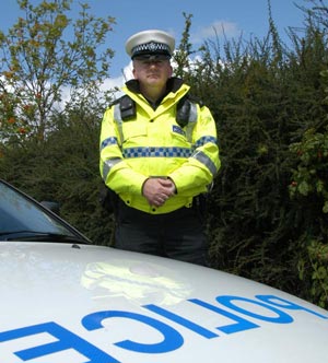 A photo of PC Andy Taylor, Roads Policing Impaired Driver Team, Cheshire Police