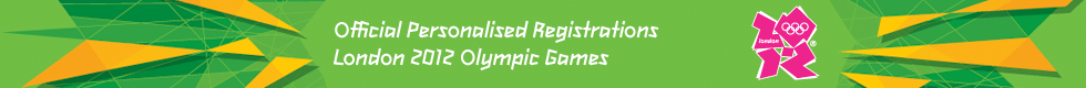Official Personalised Registrations Auction London 2012 Olympic Games