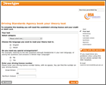 Driving Standards Agency theory test booking service