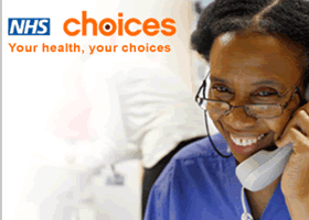 Go to NHS Choices website, opens new window